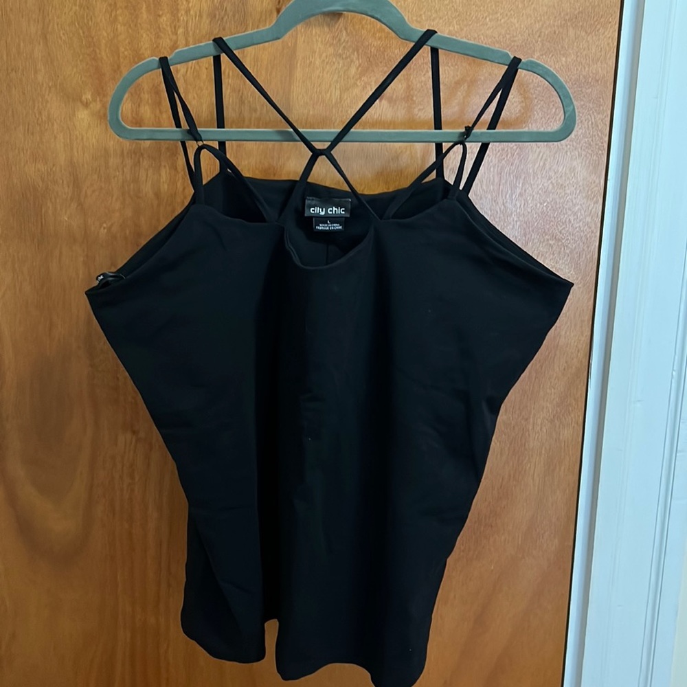 Black Strappy Tank